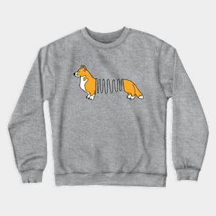 Corgi Dog Slinky Crewneck Sweatshirt